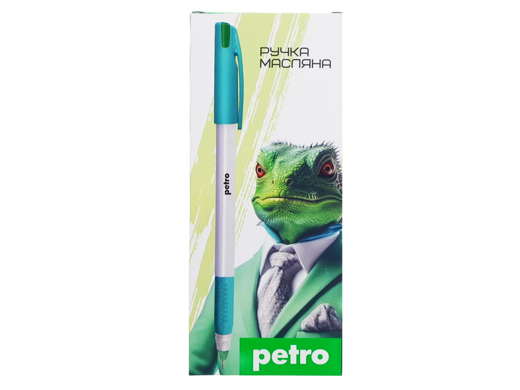 Ручка масляная Hiper Petro с зеленым чернилом, 0,7 мм