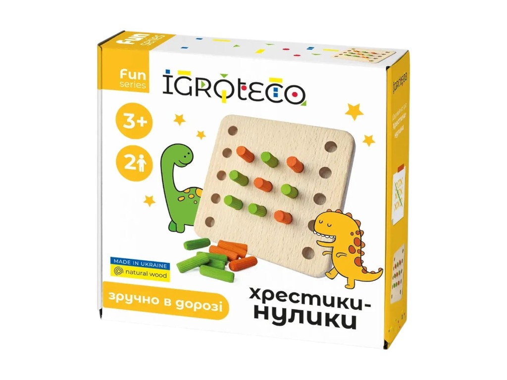 Дерев'яна гра Хрестики-нулики, Igroteco