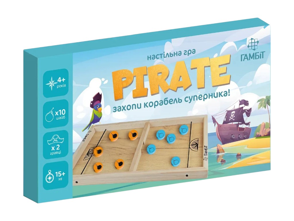 Деревянная настольная игра Пираты junior, Igroteco