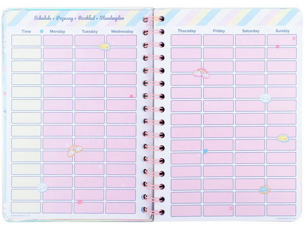 Дневник-планер на спирали Kite CR26-438 Cinnamoroll