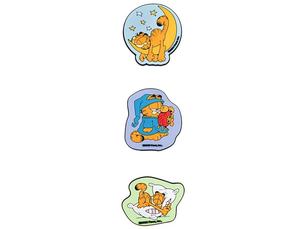 Набор бейджей на липучке, 3 штуки, Garfield Retro Classic, Kite
