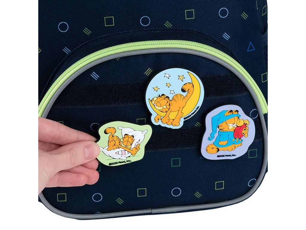 Набор бейджей на липучке, 3 штуки, Garfield Retro Classic, Kite