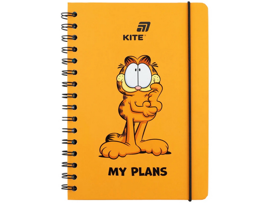 Дневник-планер на спирали Kite Garfield GF26-438