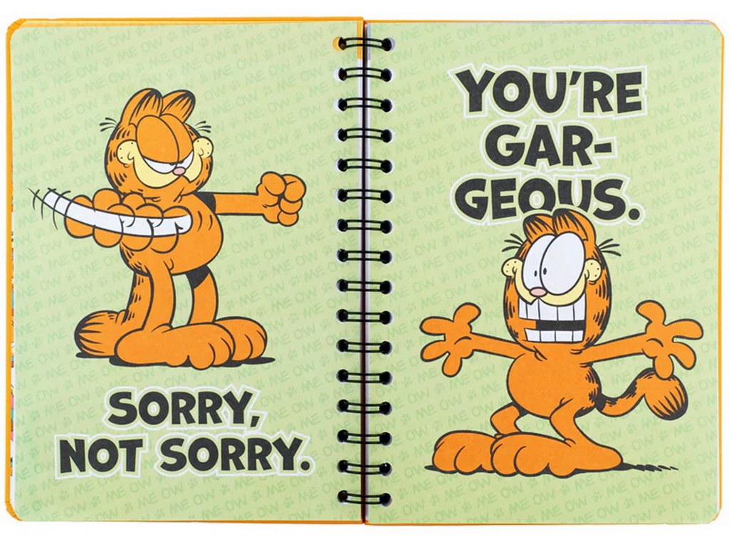 Дневник-планер на спирали Kite Garfield GF26-438