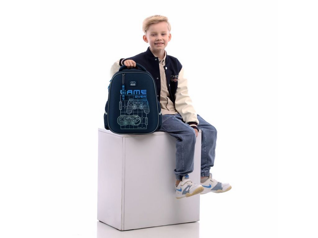 Рюкзак школьный полукаркасный Level Up, GoPack