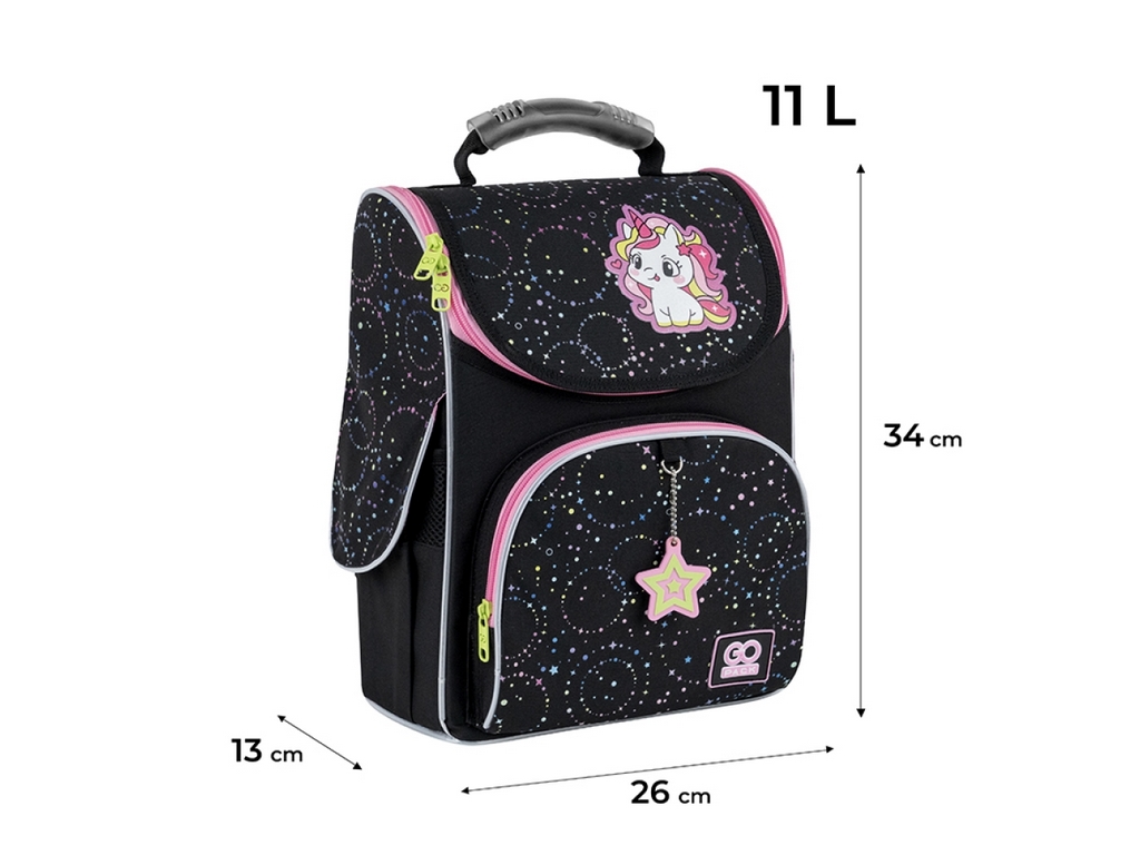 Рюкзак шкільний каркасний Magical Unicorn, GoPack