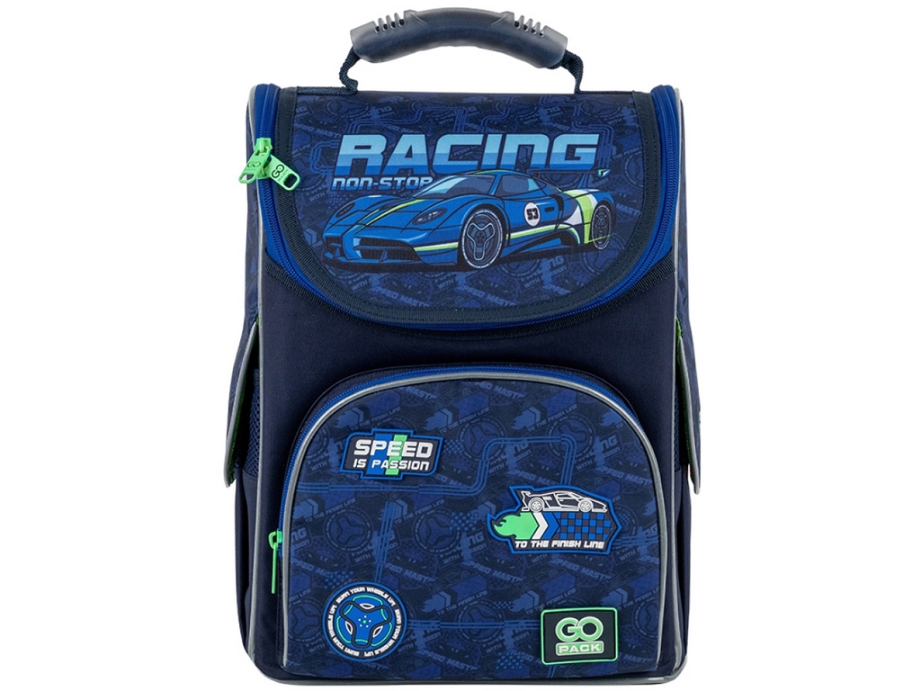 Рюкзак шкільний каркасний Racing, GoPack