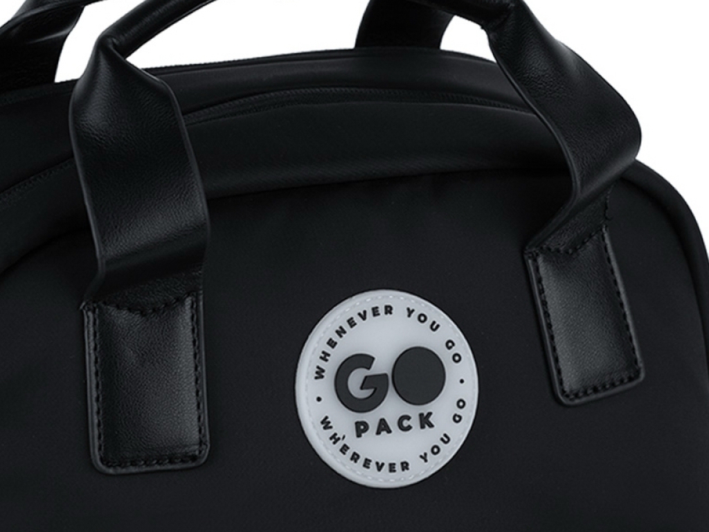 Рюкзак шкільний підлітковий GoPack GO26-122M-1, чорний