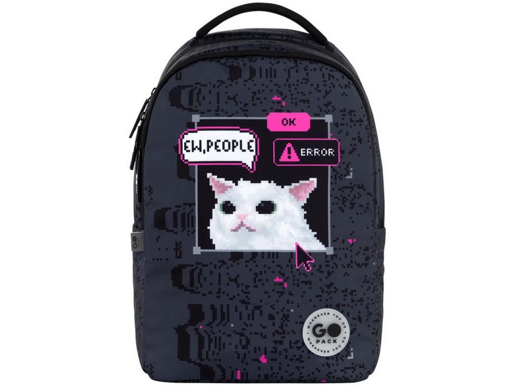 Рюкзак шкільний GoPack Teens GO26-135M-2, 39x29x13 см, з відділеннями, GoPack