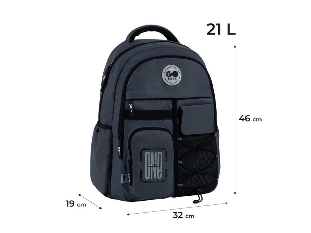 Рюкзак шкільний підлітковий GoPack GO26-184L-4