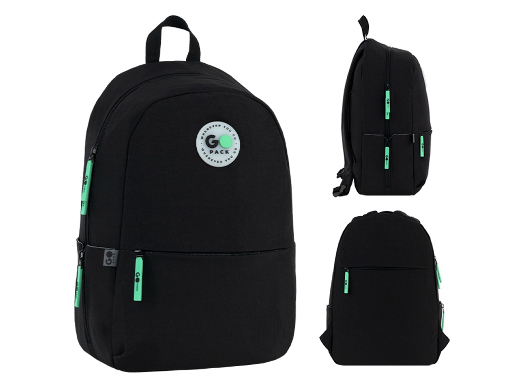 Рюкзак школьный подростковый GoPack GO26-188M-4, черный