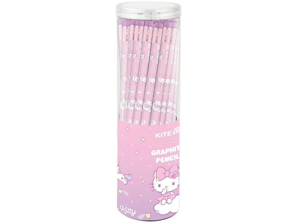 Карандаш графитный с резинкой, Hello Kitty, Kite