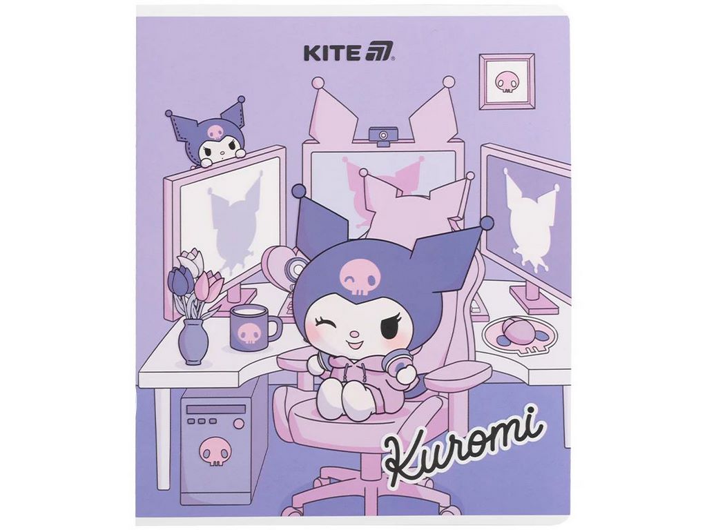 Тетрадь в клетку 24 листа, Kuromi (цена за 1шт)