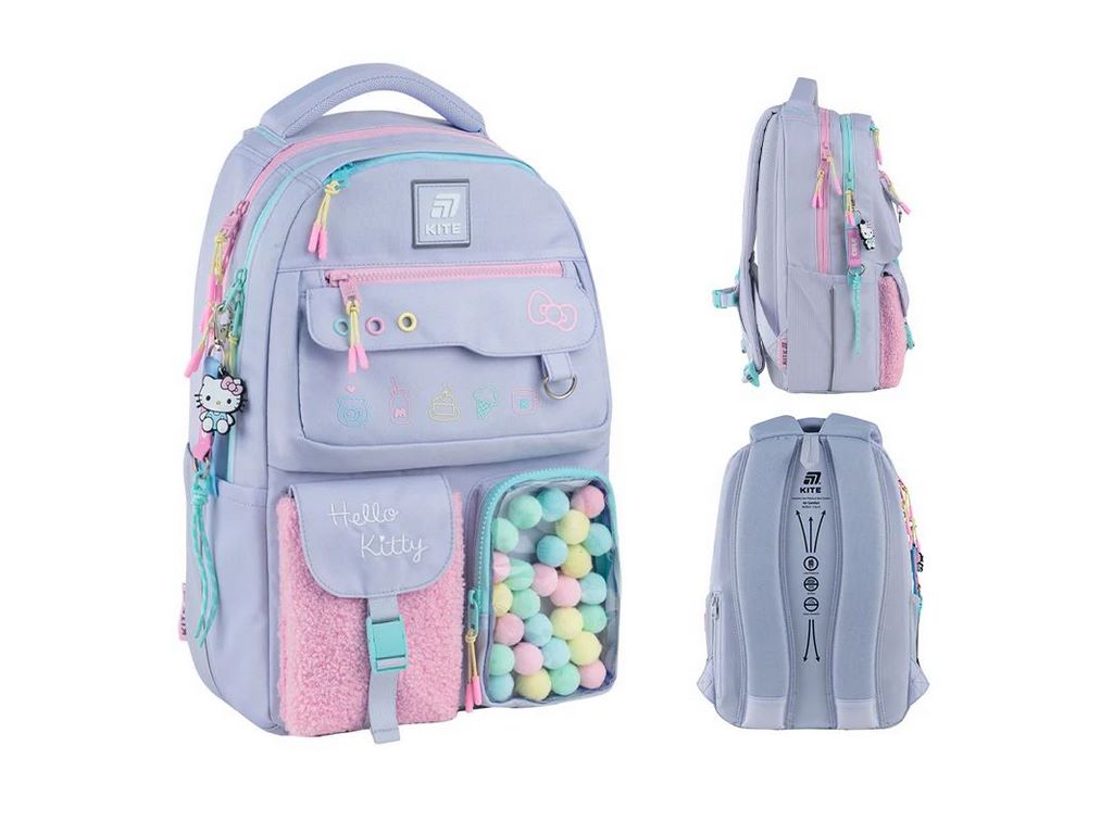 Школьный рюкзак Kite Hello Kitty HK25-2587M, ортопедическая спинка