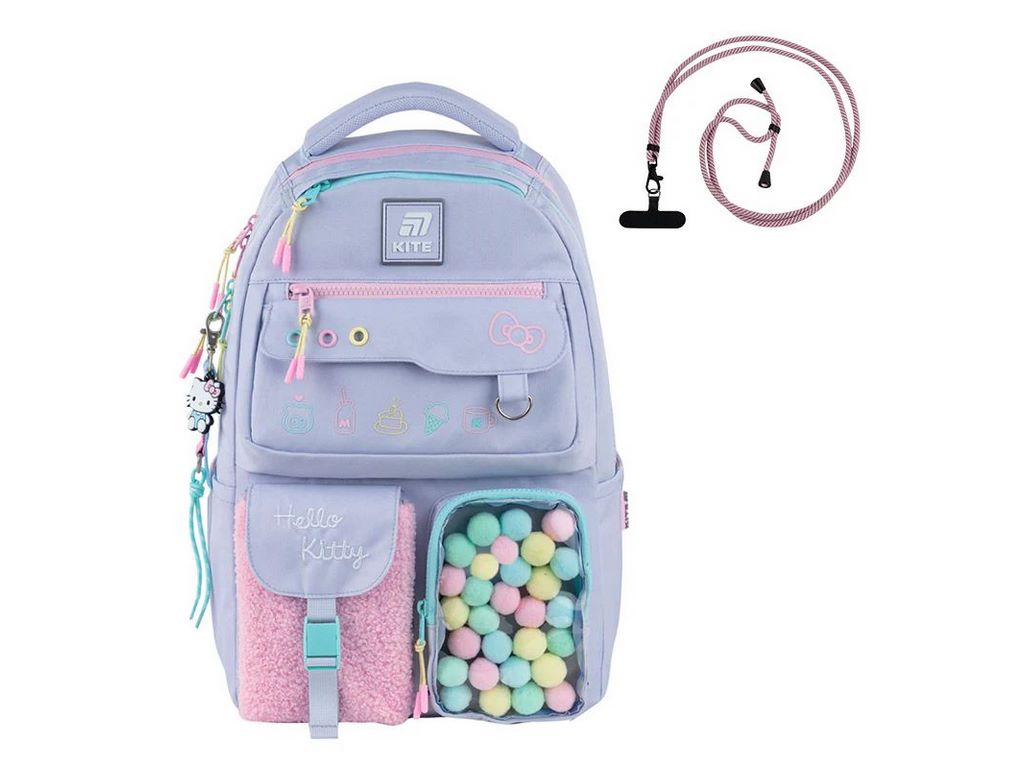 Школьный рюкзак Kite Hello Kitty HK25-2587M, ортопедическая спинка