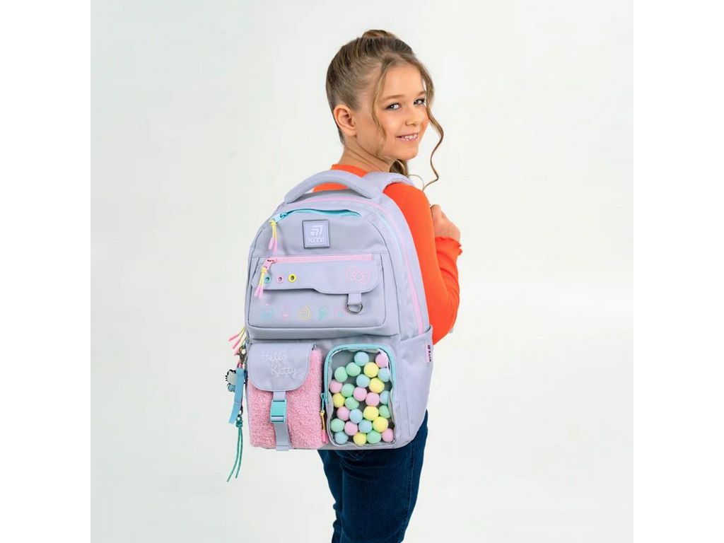Школьный рюкзак Kite Hello Kitty HK25-2587M, ортопедическая спинка
