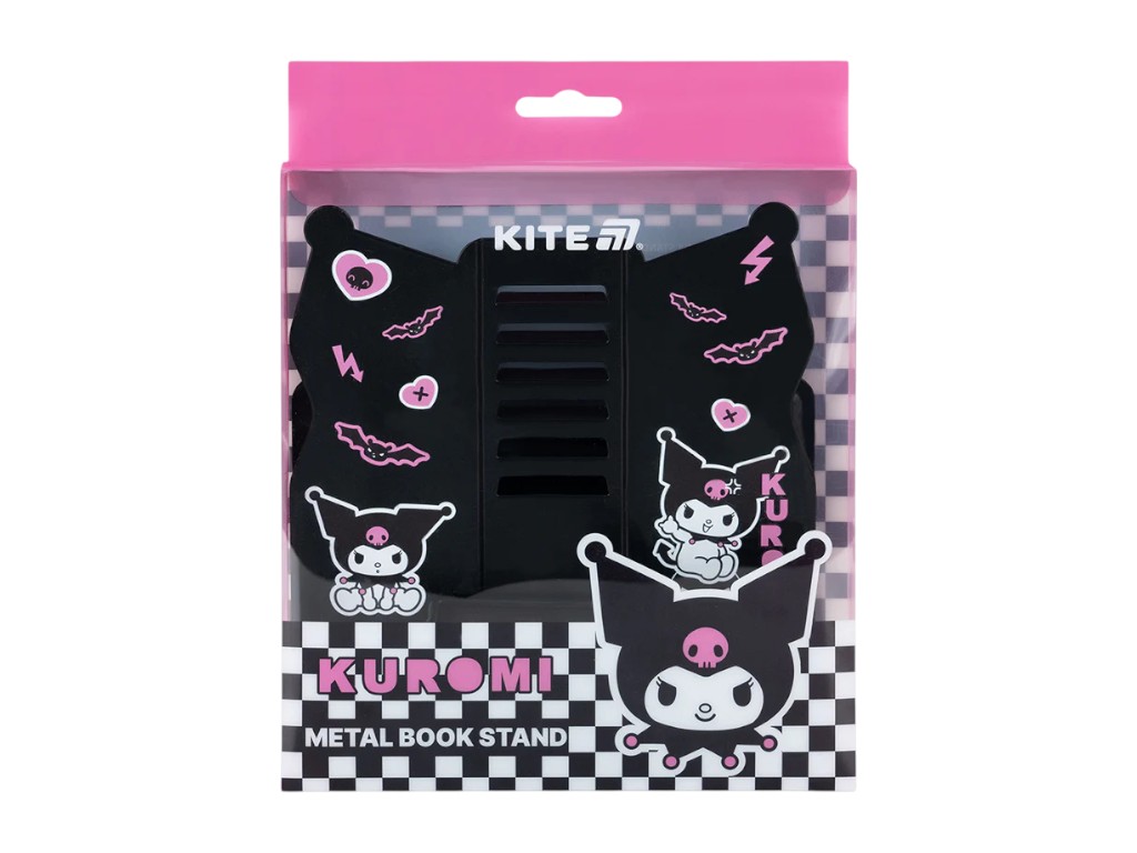 Подставка для книг регулируемая Kuromi металлическая, Kite