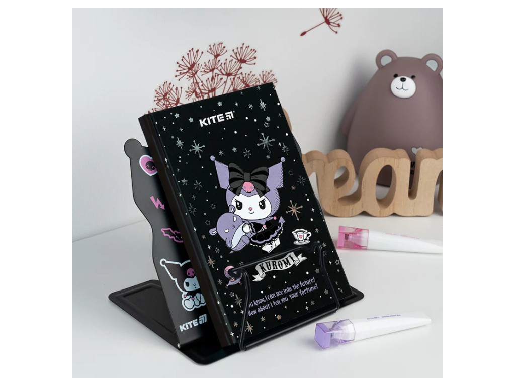 Подставка для книг регулируемая Kuromi металлическая, Kite