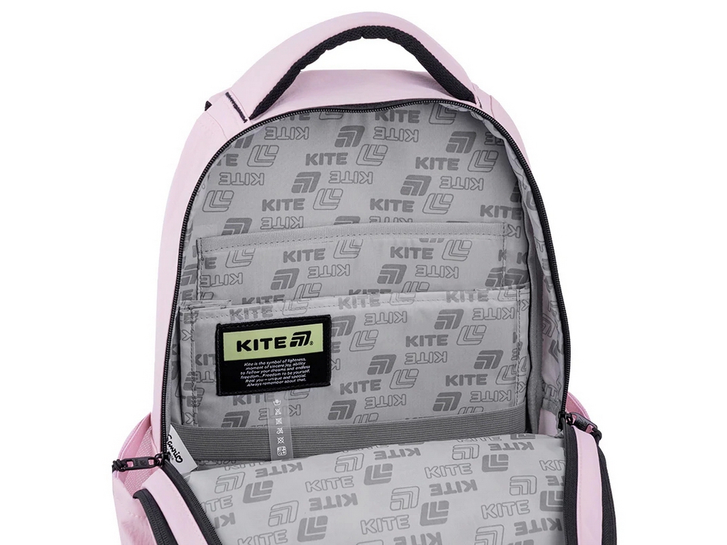 Рюкзак шкільний ортопедичний Kite Education teens Hello Kitty, 42 см, світловідбивні елементи