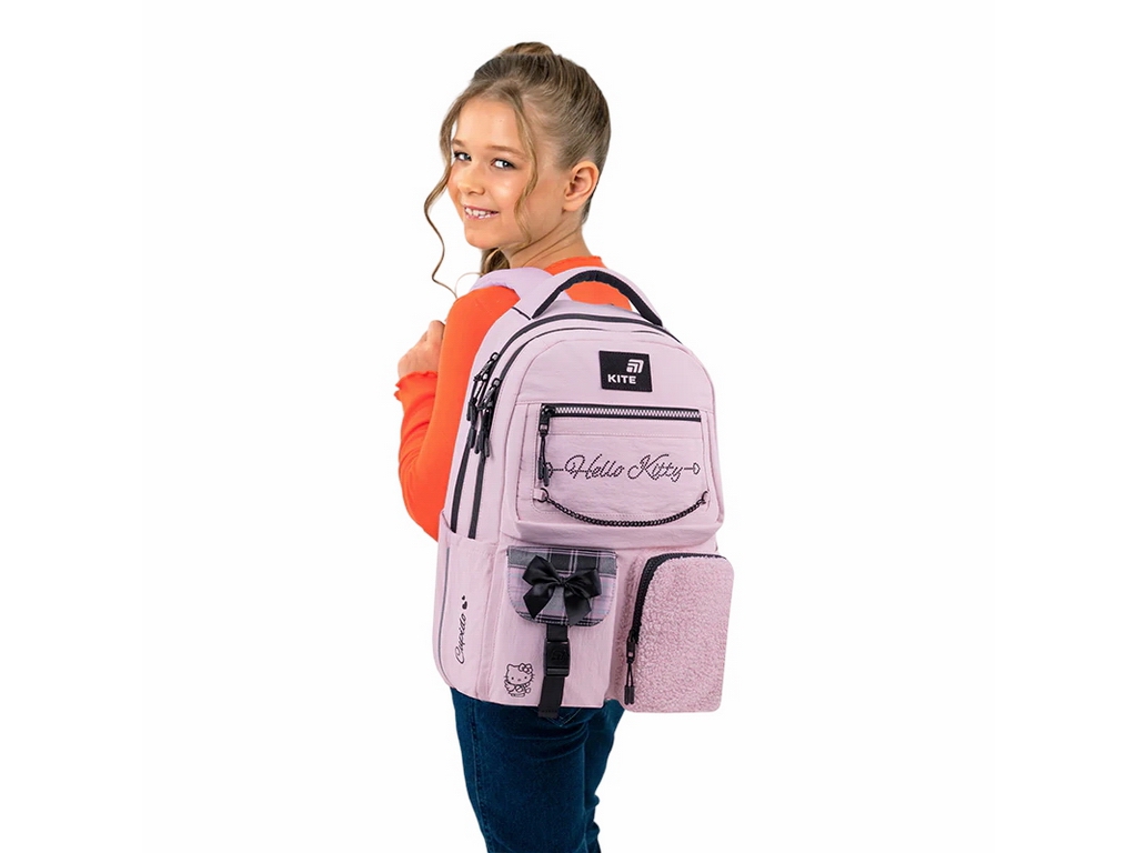 Рюкзак шкільний ортопедичний Kite Education teens Hello Kitty, 42 см, світловідбивні елементи