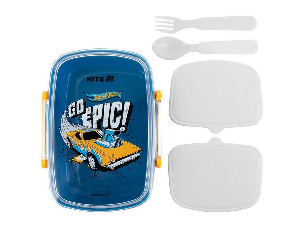 Ланчбокс з наповненням 750 мл, Hot Wheels, Kite