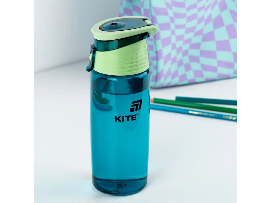 Бутылочка для воды 550 мл, изумрудная, Kite