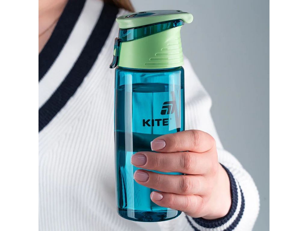 Бутылочка для воды 550 мл, изумрудная, Kite