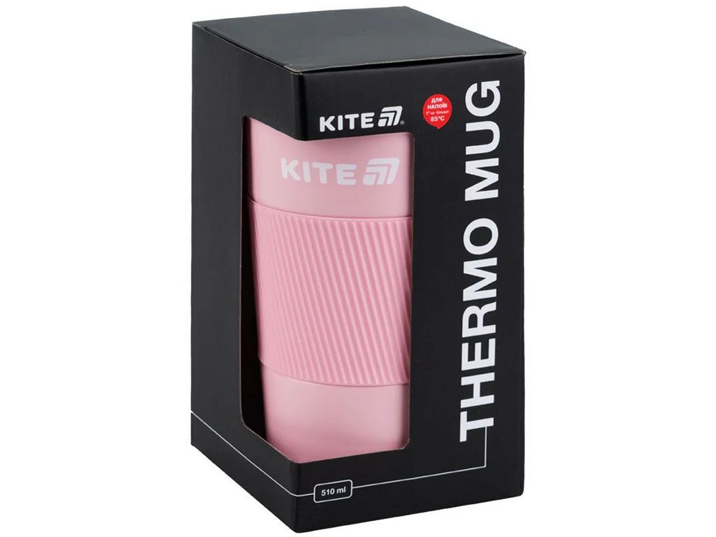 Термокружка розовая 510мл, Kite