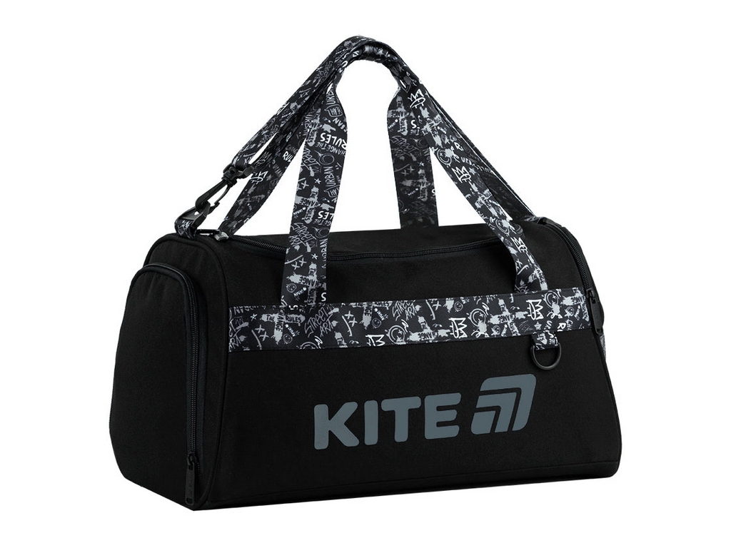 Сумка спортивна шкільна No Rules K26-2505-2, 20x41x24 см, відділення для взуття, Kite