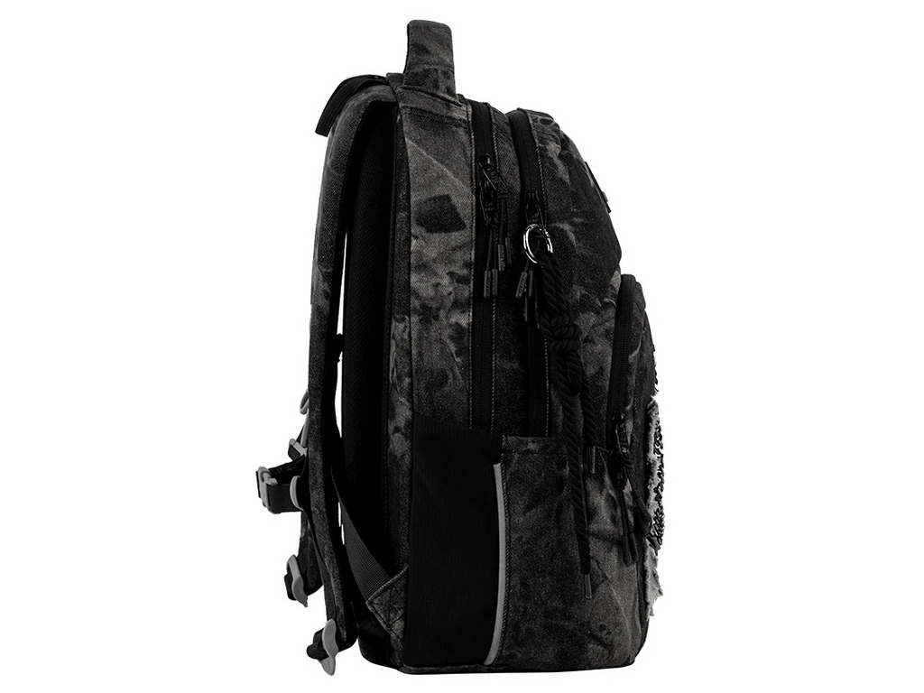 Рюкзак шкільний ортопедичний Kite Education teens Denim Core, 42 см, світловідбивні елементи
