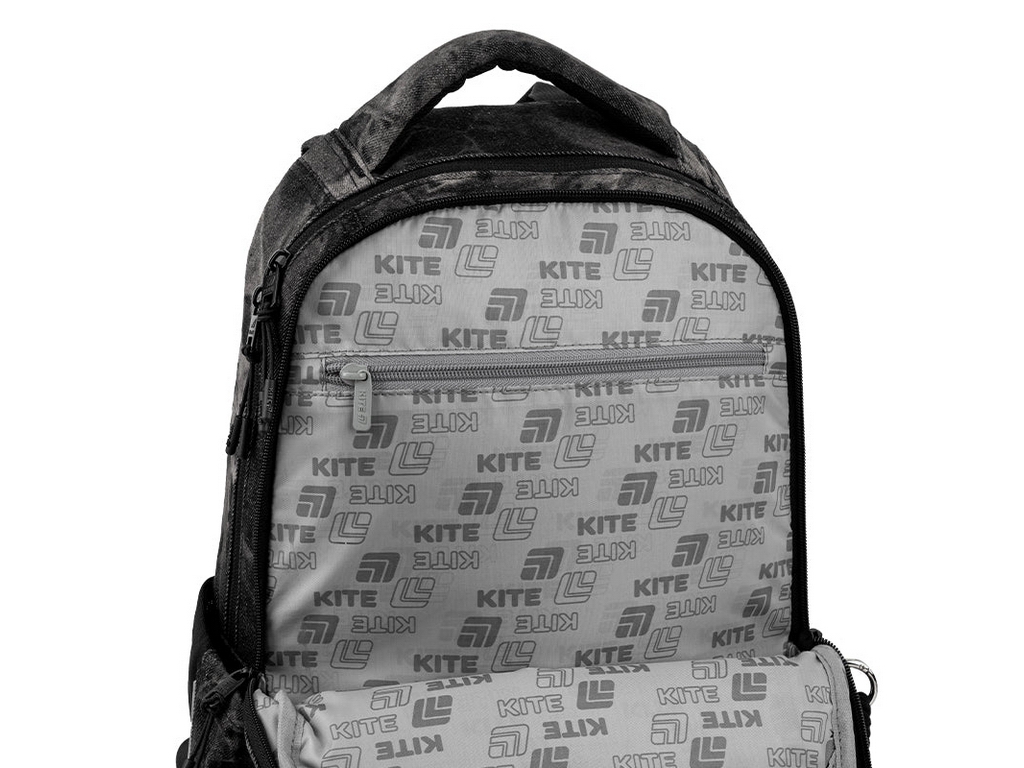 Рюкзак шкільний ортопедичний Kite Education teens Denim Core, 42 см, світловідбивні елементи