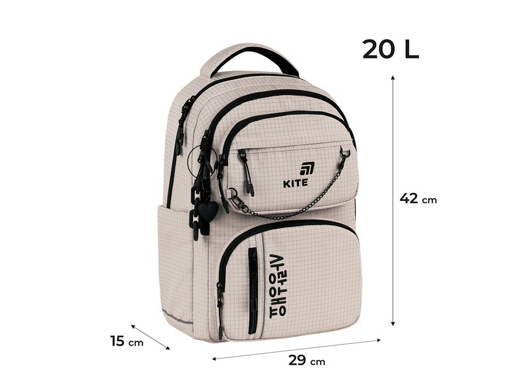 Рюкзак школьный подростковый Kite Education teens Prime K26-2594M-1