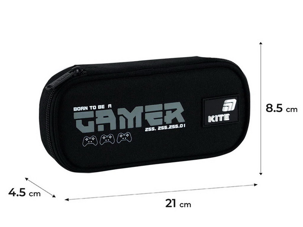 Пенал на 1 отделение Kite Gamer K26-662-15