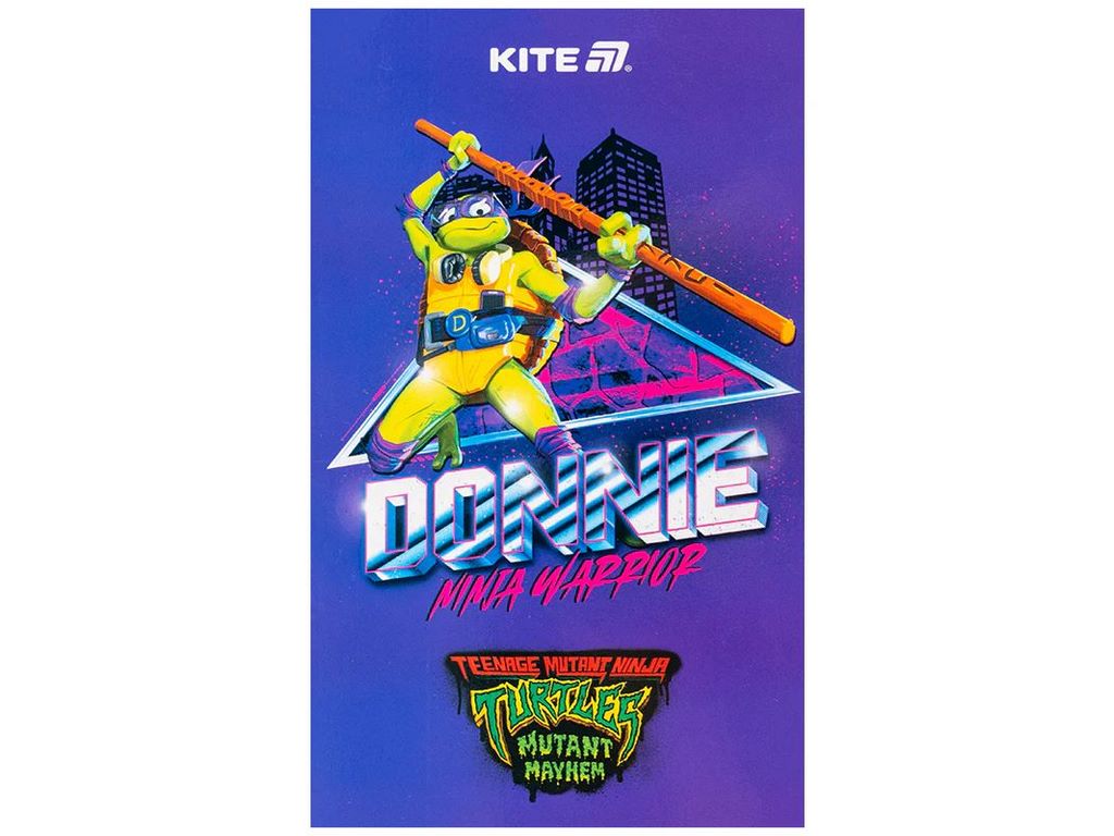 Блокнот-планшет A6, 50 листов, TMNT Mutant Mayhem (2023 Movie), Kite