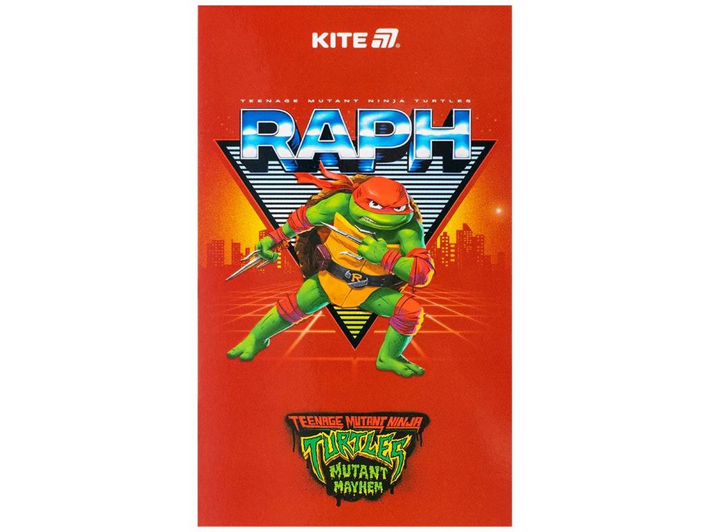 Блокнот-планшет A6, 50 листов, TMNT Mutant Mayhem (2023 Movie), Kite