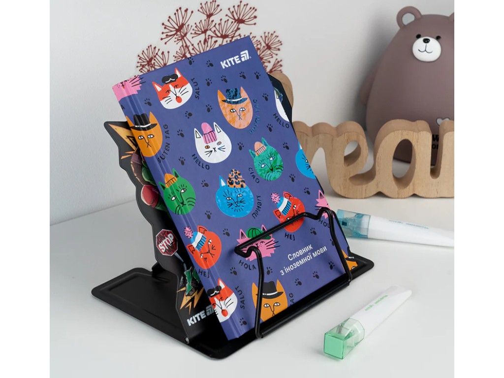 Подставка для книг регулируемая Ninja Turtles металлическая, Kite