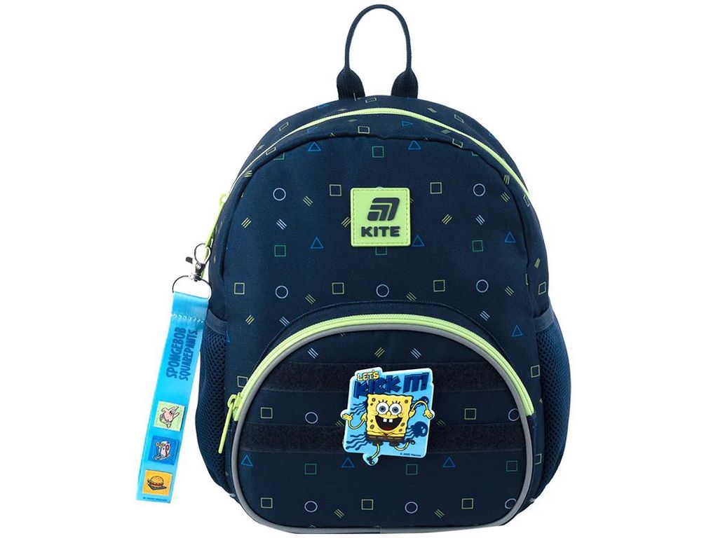 Набір бейдж на липучці та підвіска, 2 штуки, SpongeBob SquarePants, Kite