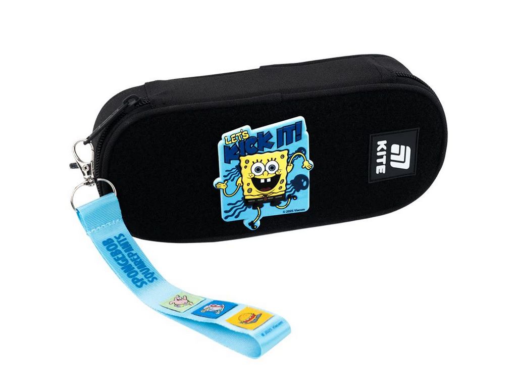 Набір бейдж на липучці та підвіска, 2 штуки, SpongeBob SquarePants, Kite