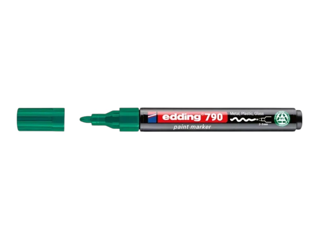 Маркер Edding Paint круглий зелений 2-3 мм, e-790/04n