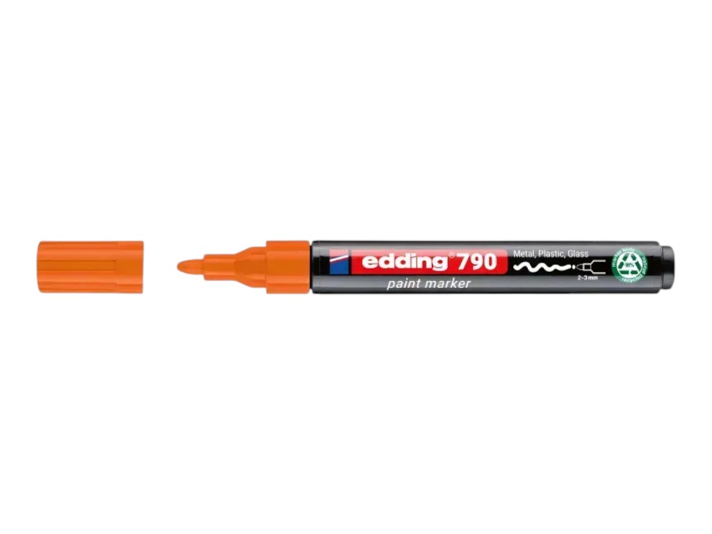 Маркер Edding Paint круглий помаранчевий 2-3 мм, e-790/06n