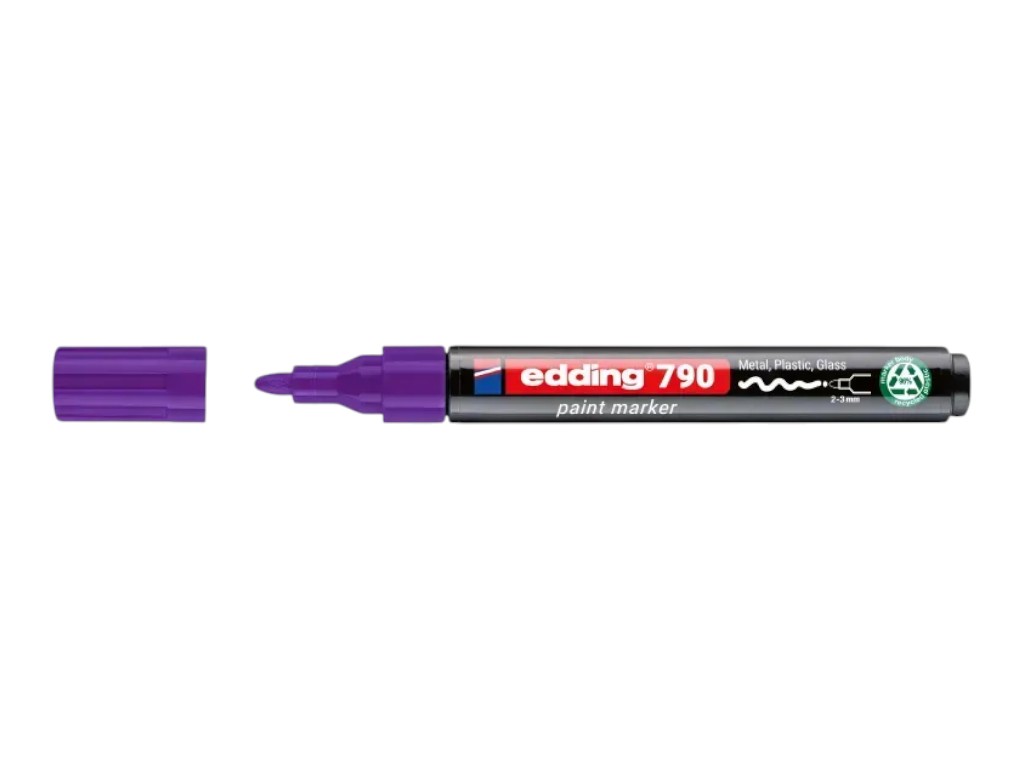 Маркер Edding Paint круглий фіолетовий 2-3 мм, e-790/08n