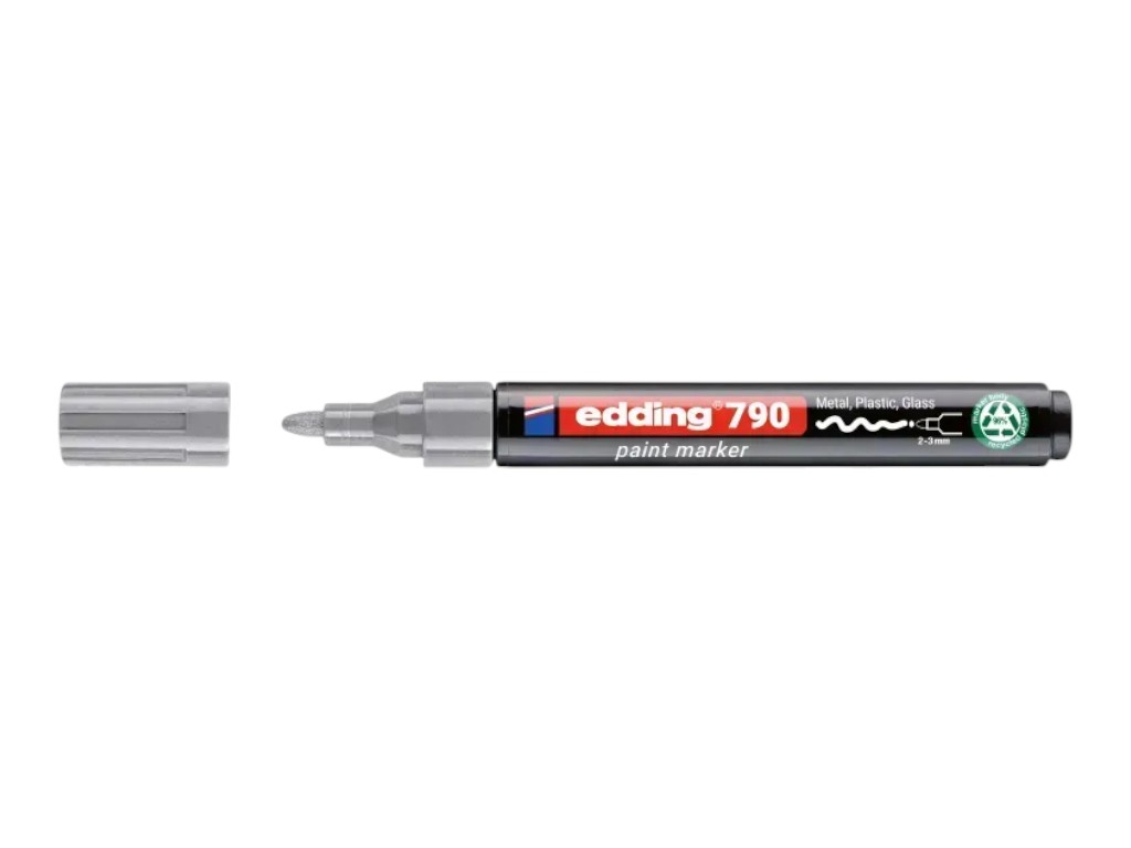 Маркер Edding Paint круглий срібний 2-3 мм, e-790/54n