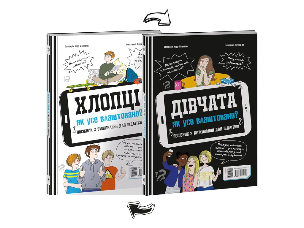 Нон-фикшн "Ребята/Девушки. Как все устроено. Руководство по выживанию для подростков", 10-14 г.