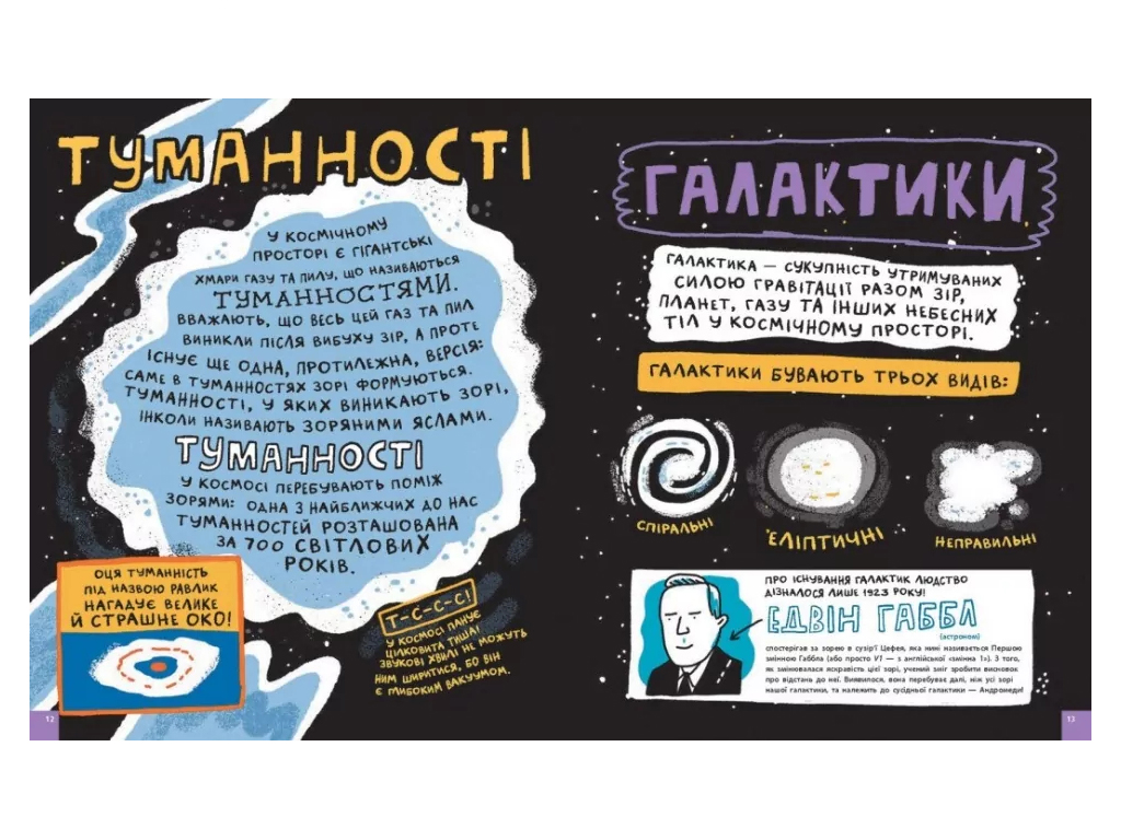 Книга "Кое-что потрясет о космосе и других галактических штуках!", Ранок
