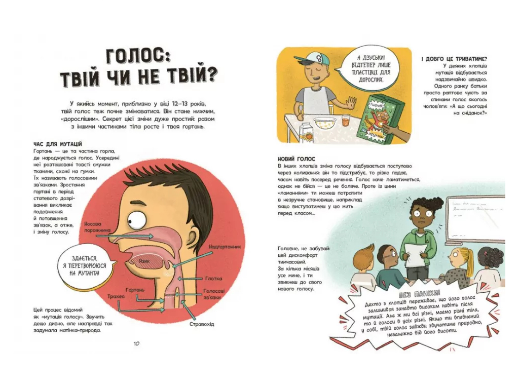 Моє тіло, Без паніки, ти просто дорослішаєш! Путівник для хлопців, Ранок N1625003У
