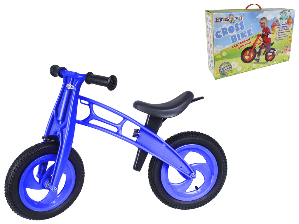 Біговел дитячий синій Cross bike. Kinderway KW-11-018