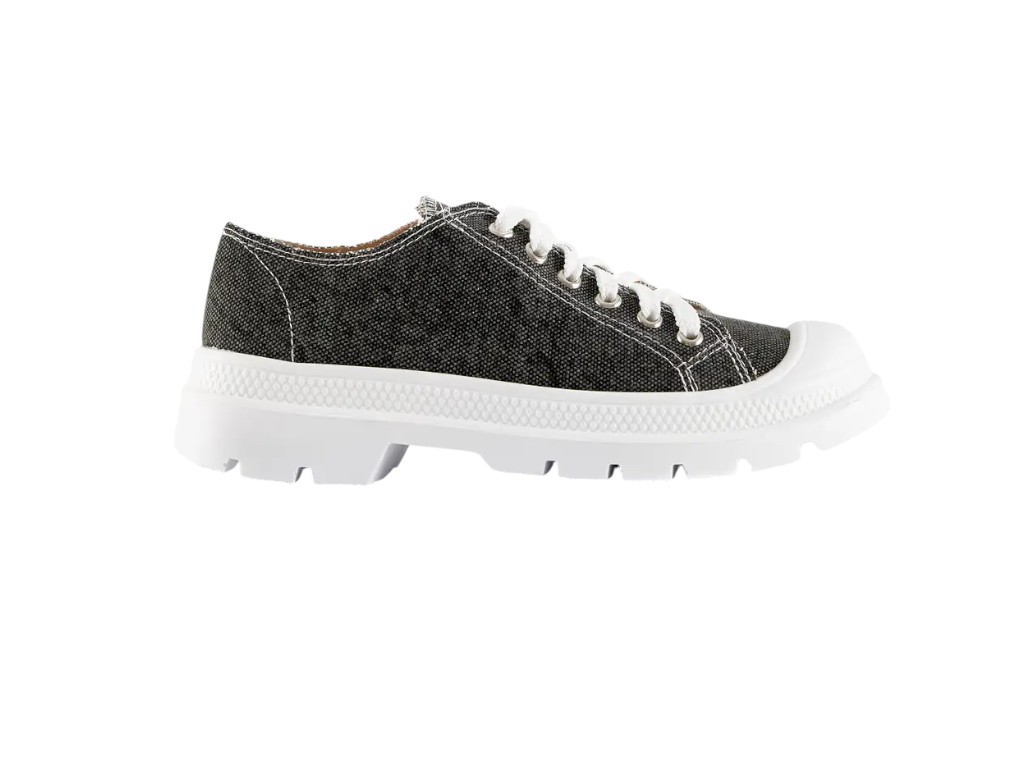 Кеди unisex текстильні OSTIN L-784Z-11-BW, 41 розмір, варені чорні, Litma
