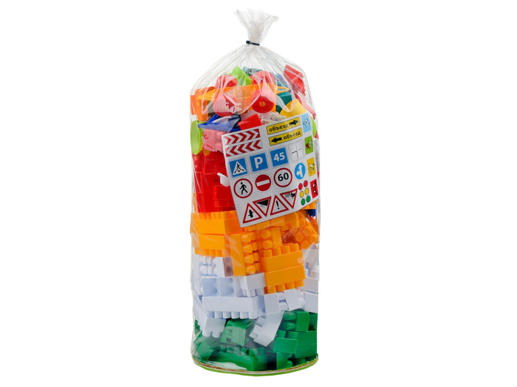 Конструктор Лідер №5. Colorplast 1-054. 200 деталей