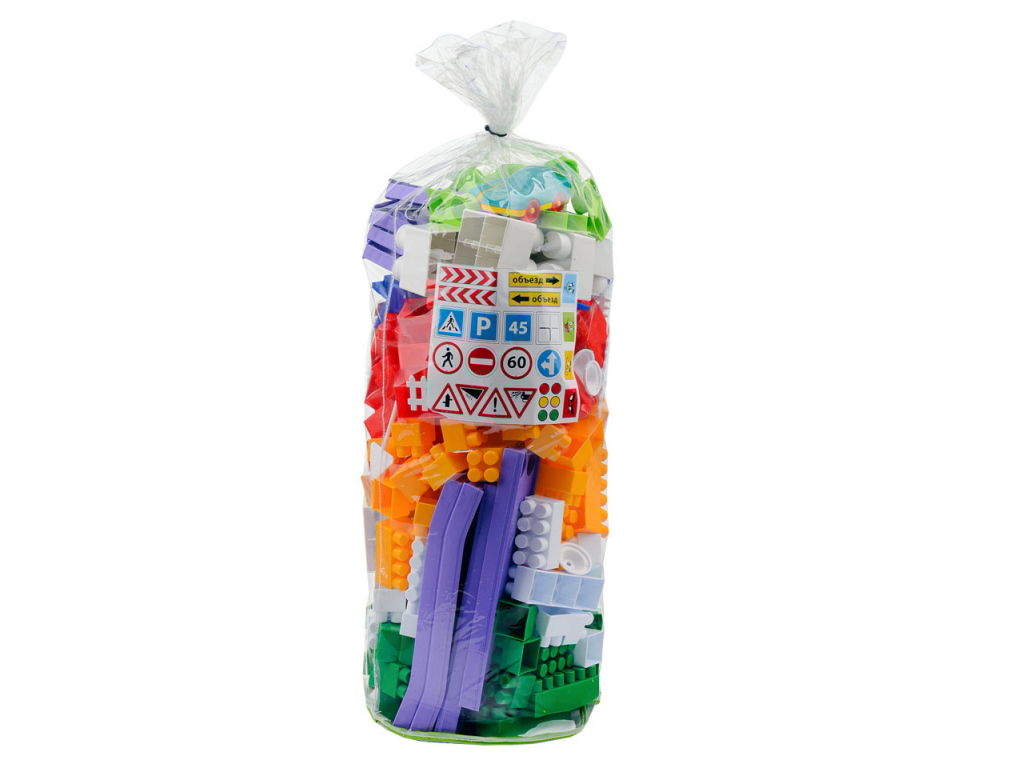 Конструктор Лідер №6. Colorplast 1-055. 250 деталей
