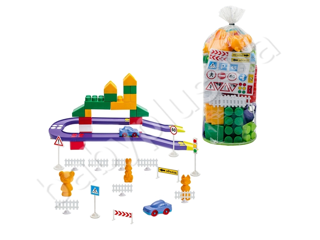 Конструктор Оріон №2 70 деталей. Colorplast 1-212